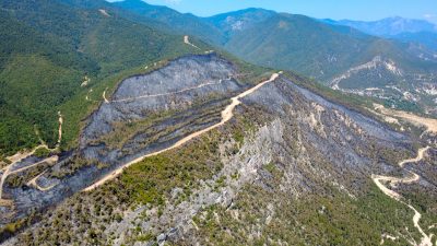 Karabük’te, havadan ve karadan yaklaşık 31 saat süren müdahaleyle kontrol