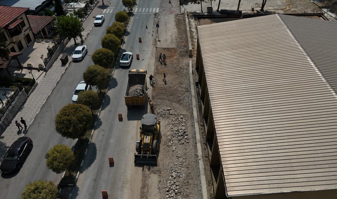 Safranbolu Belediyesi Fen İşleri Müdürlüğü, Yeni Mahalle Sadri Artunç Caddesi’nde