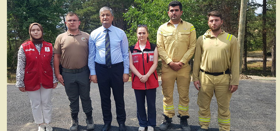 Karabük Valisi Mustafa Yavuz, orman yangınlarında mağdur olan vatandaşlar için 1,8