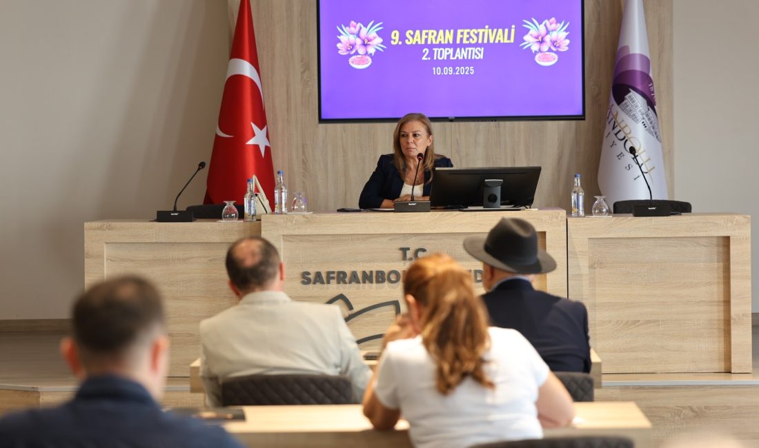 Safranbolu’da bu yıl 9’uncusu düzenlenecek Safran Festivali’nin 17-18-19 Ekim tarihlerinde