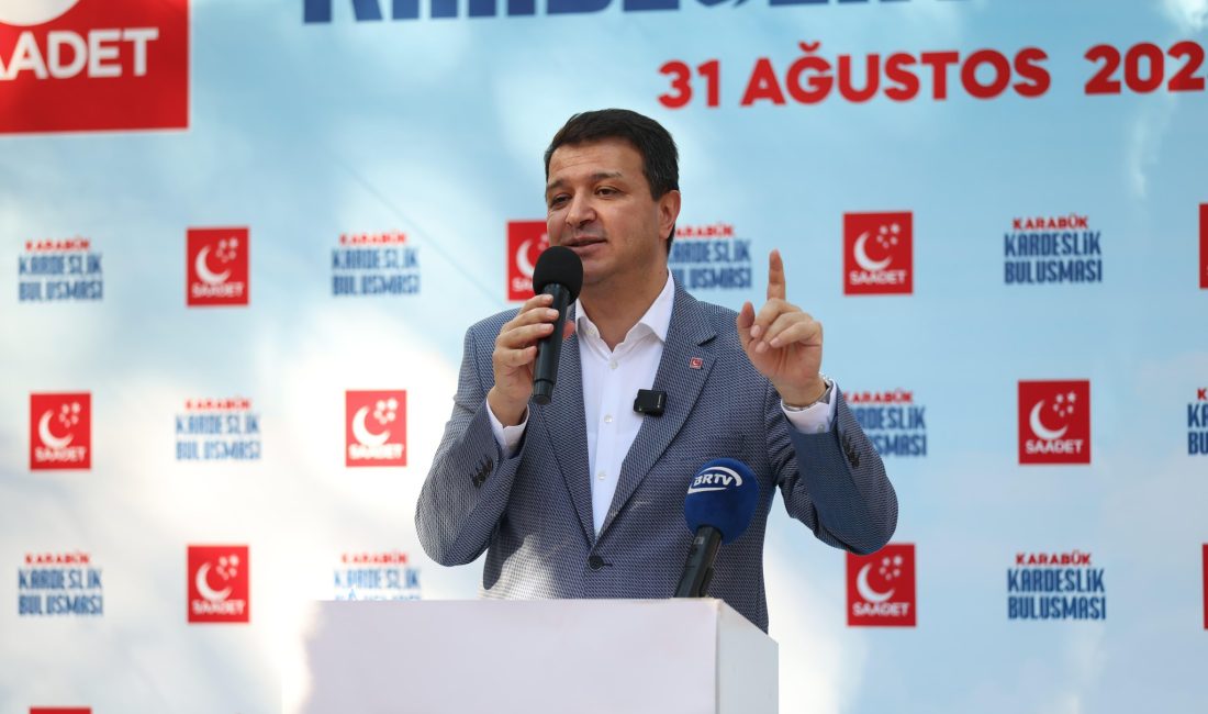 Saadet Partisi Genel Başkanı Mahmut Arıkan, Karabük’te bir dizi programa