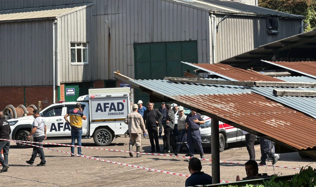 Zonguldak'ın Kilimli ilçesinde maden ocağında meydana gelen göçükte mahsur kalan