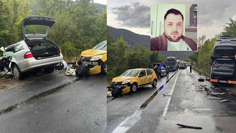 Almanya’dan Türkiye’ye seyahat eden Yeniceli Hamza Bağbaşı, Bulgaristan’da geçirdiği trafik