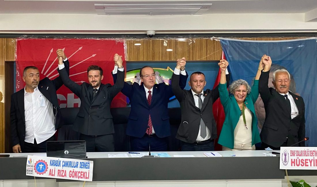 39.olağan CHP Karabük Merkez İlçe Kongresi bugün gerçekleşti. İki adayın