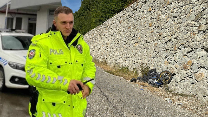 Bolu’nun Mengen ilçesinde meydana gelen trafik kazasında polis memuru yaşamını