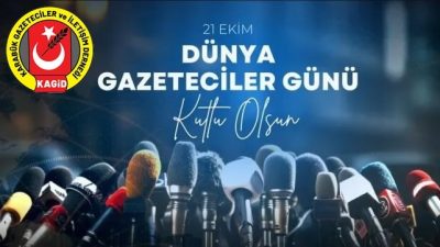 KAGİD’İN 21 EKİM DÜNYA GAZETECİLER GÜNÜ KUTLAMA MESAJI Karabük Gazeteciler ve İletişim Derneği Yönetim Kurulu Başkanı Mehmet Çetinkaya,