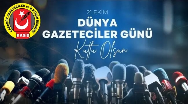 Karabük Gazeteciler ve İletişim Derneği Yönetim Kurulu Başkanı Mehmet Çetinkaya,
