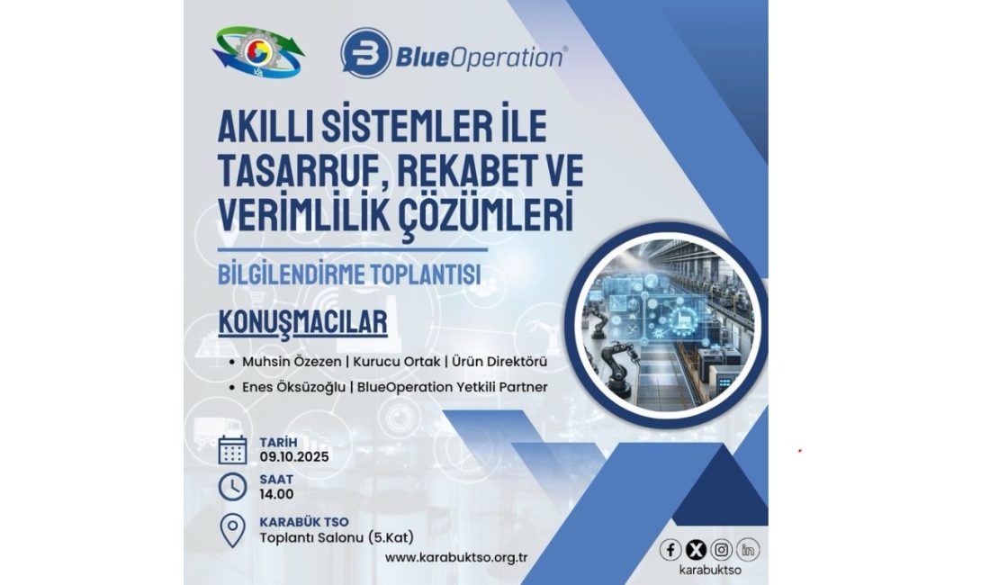 Karabük Ticaret ve Sanayi Odası (KTSO) ev sahipliğinde, BlueOperation iş