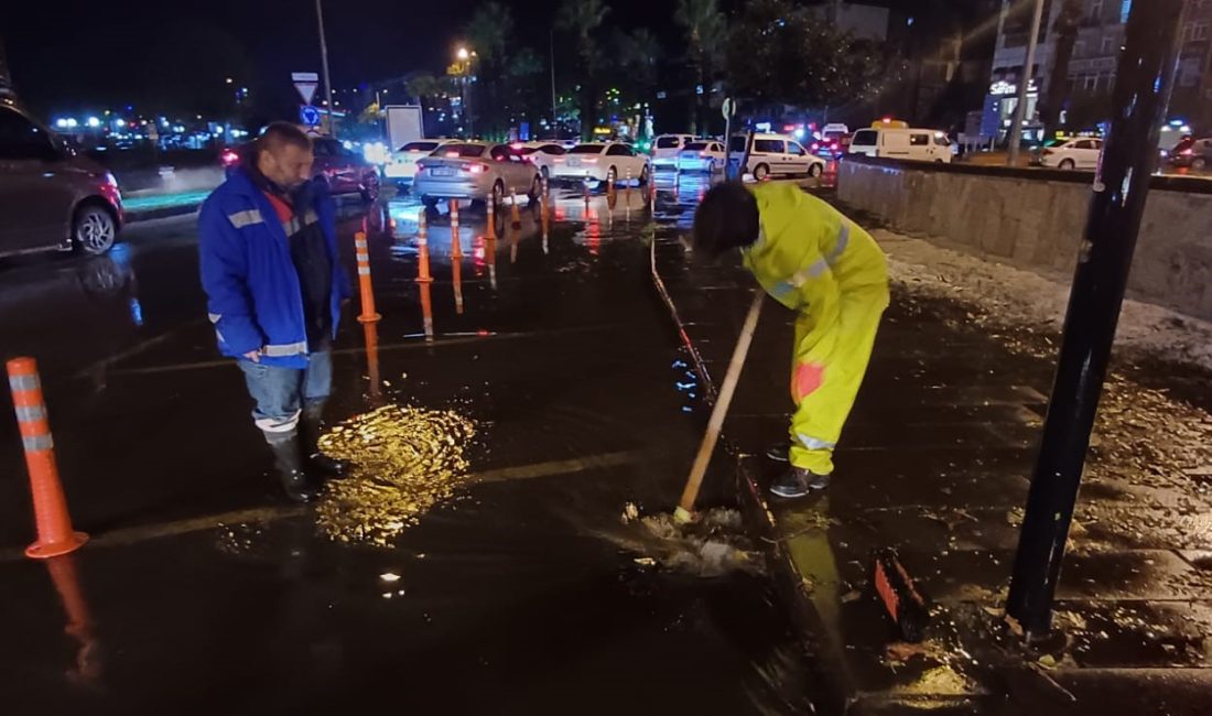 Kdz. Ereğli’de aşırı yağmur, dolu ve fırtınayla birleşince bazı bölgelerde