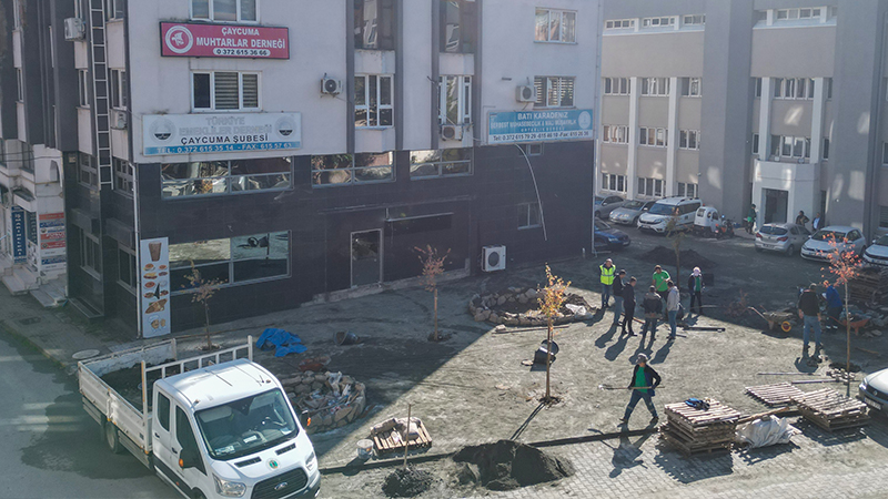 Çaycuma Belediyesi Kaymakamlıkla eşgüdüm içinde yaptığı düzenlemelerle Adliye ve Kaymakamlık