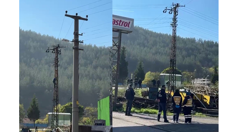 Trafik cezasına öfkelenen sürücü elektrik direğine çıktı Karabük’te oto sanayisinde yazılan trafik cezasına öfkelenen kamyonet sürücüsü, elektrik