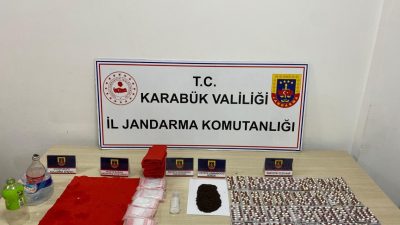 Karabük’te jandarma ekiplerinin gerçekleştirdiği 3 farklı operasyonda 6 şüpheli gözaltına