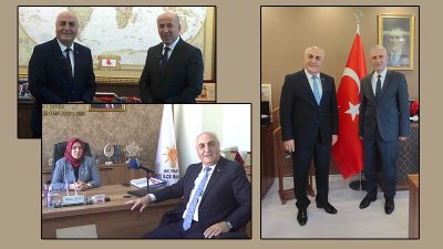 BRTV Yönetim Kurulu Başkan Yardımcısı Osman Çetinkaya, bir dizi ziyaret