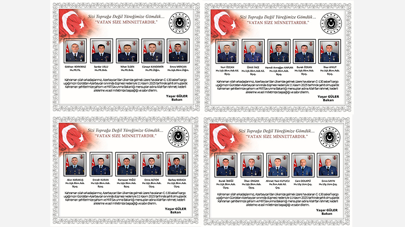 Milli Savunma Bakanlığı (MSB) askeri kargo uçağının Gürcistan-Azerbaycan sınırında düşmesi