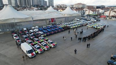 Kastamonu İl Emniyet Müdürlüğü ve İl Jandarma Komutanlığına alınan 84