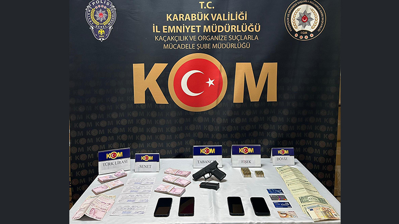 Karabük İl Emniyet Müdürlüğü Kaçakçılık ve Organize Suçlarla Mücadele Şube