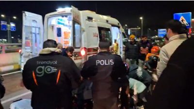 Karabük’te kontrolden çıkan motosikletin devrilmesi sonucu meydana gelen kazada sürücü