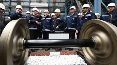 Adalet Bakanı Yılmaz Tunç, Karabük Demir ve Çelik Fabrikalarını (KARDEMİR)