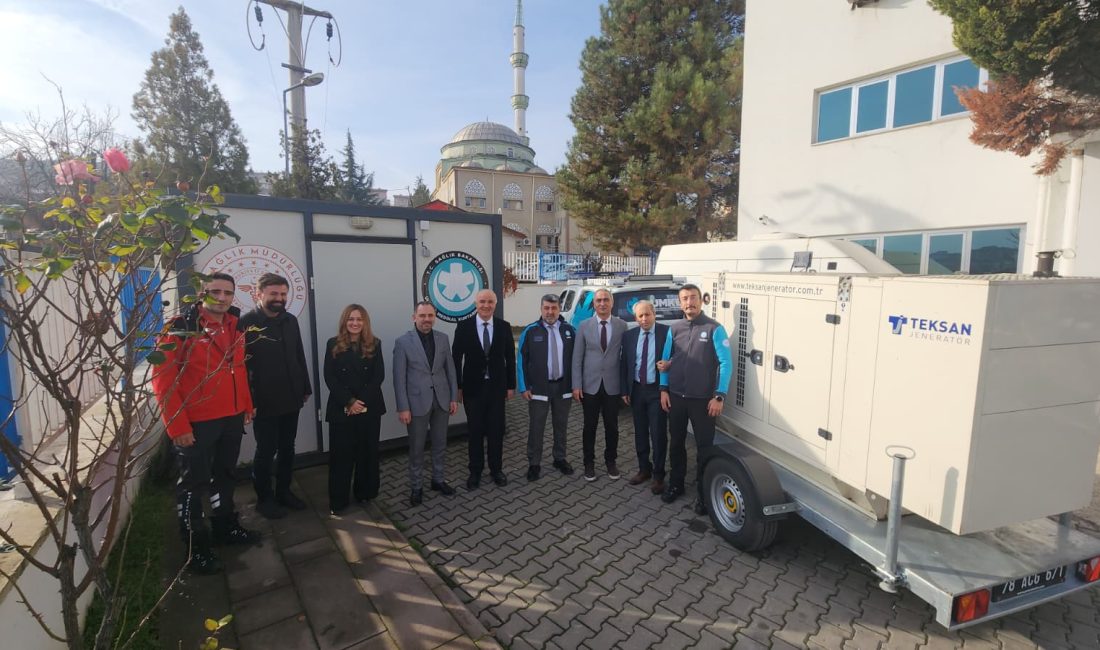 Karabük İl Sağlık Müdürlüğü, olası afet ve acil durumlara yönelik