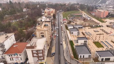 Karabük Belediyesi tarafından şehir merkezinde yürütülen altyapı ve üstyapı yenileme