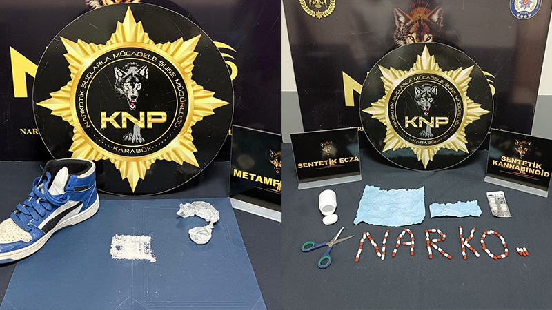 Karabük’te narkotik ekiplerince düzenlenen 7 ayrı uyuşturucu operasyonumda 11 şüpheli