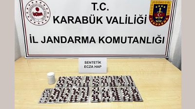 Karabük’ün Safranbolu ilçesinde jandarma ekiplerince gerçekleştirilen operasyonda 265 adet sentetik