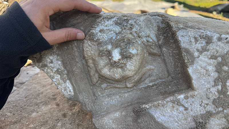 Bartın'ın Amasra ilçesindeki Amastris Antik Kenti'nde yaklaşık 2 bin yıllık