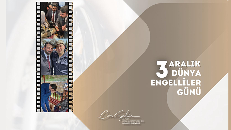 AK Parti Genel Sekreter Yardımcısı ve Karabük Milletvekili Cem Şahin,