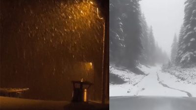 Karabük’ün yüksek kesimlerinde kar yağışı belirli aralıklarla etkili olmaya devam