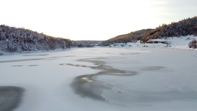 Karabük’ün Eflani ilçesinde kar yağışı ve eksi 20 dereceye kadar