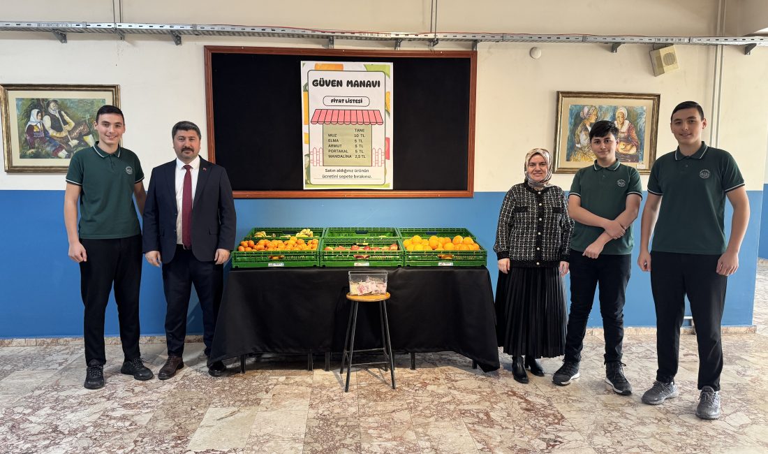 Karabük’ün Safranbolu ilçesindeki bir lisede dürüstlük, güven ve sorumluluk bilincini