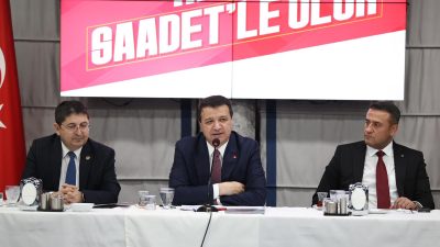 Saadet Partisi Genel Başkanı Mahmut Arıkan, Anadolu Basın Birliği Yönetim