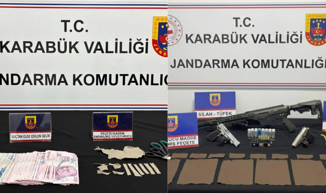 Karabük Cumhuriyet Başsavcılığı koordinesinde, Karabük İl Jandarma Komutanlığı ekiplerince 05