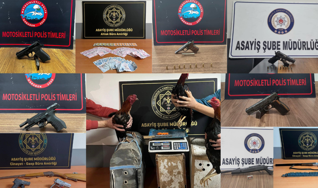 Karabük İl Emniyet Müdürlüğü Asayiş Şube Müdürlüğü koordinesinde; Motosikletli Polis