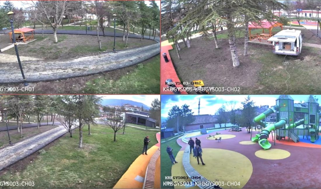 Karabük Belediyesi, park ve yeşil alanlarda güvenliği artırmak ve kamu