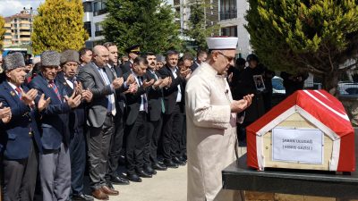 Karabük‘te 73 yaşında vefat eden Kıbrıs gazisi Şaban Uludağ’ın cenazesi