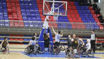 Tekerlekli Sandalye Basketbol Süper Ligi’nde mücadele eden Karabük Demir Kartal Spor Kulübü,
