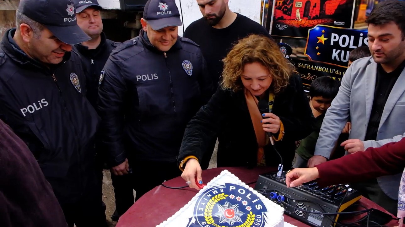 Karabük’ün Safranbolu ilçesinde, kavga ihbarı üzerine olay yerine giden polis
