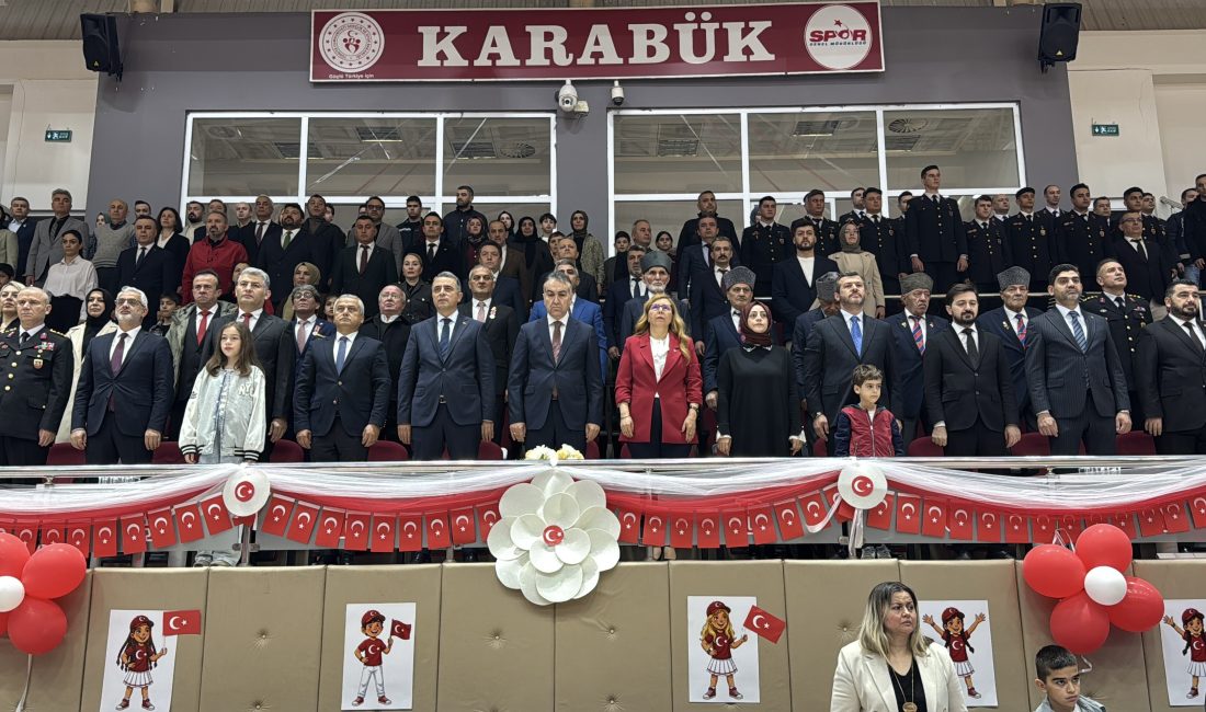 Karabük‘te 23 Nisan Ulusal Egemenlik ve Çocuk Bayramı kutlamaları, yoğun