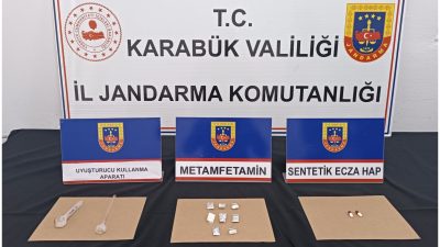 Karabük‘te jandarma ekiplerince düzenlenen 3 ayrı uyuşturucu operasyonunda 10 şüpheli