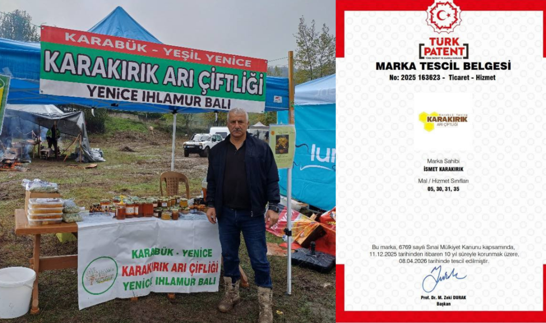 Yenice’de uzun yıllardır ıhlamur balı üretimiyle tanınan İsmet Karakırık, kendi