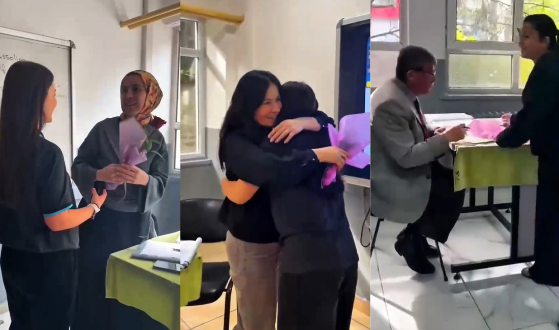 Kahramanmaraş ve Şanlıurfa’da okullara yönelik saldırıların ardından Karabük‘te lise öğrencileri, öğretmenlerine