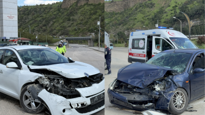 Karabük‘te iki otomobilin çarpışması sonucu 3 kişi yaralandı. Karabük-Yenice yolu
