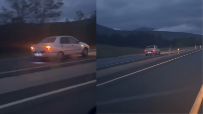 Karabük‘ün Safranbolu ilçesinde otomobili ile kilometrelerce ters şeritte ilerleyerek trafiği