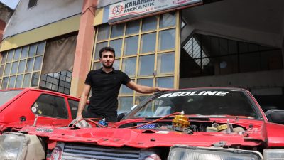 Zonguldak‘ta tutkusu olan oto tamirciliği yapmak için maden işçiliğinden vazgeçen