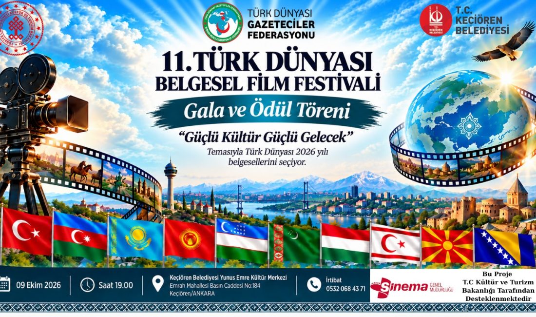 TÜRK DÜNYASI KÜLTÜR ŞÖLENİ BAŞLIYOR Türk Dünyası Belgesel Film Festivali