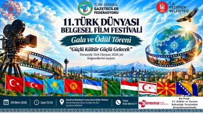 TÜRK DÜNYASI KÜLTÜR ŞÖLENİ BAŞLIYOR Türk Dünyası Belgesel Film Festivali
